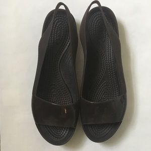 Brown Croc Sandals